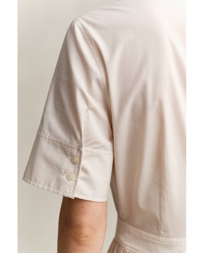 GANT ABITO CHEMISIER IN COTONE PLISSETTATO