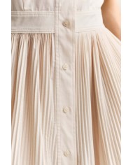 GANT ABITO CHEMISIER IN COTONE PLISSETTATO