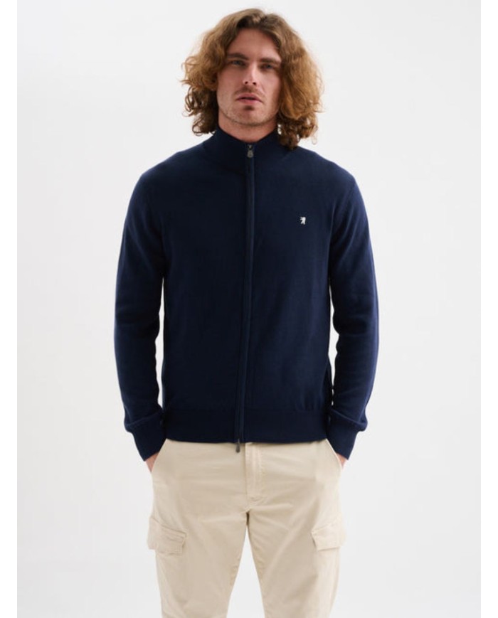 JAGGY CARDIGAN FULL ZIP A MANICHE LUNGHE