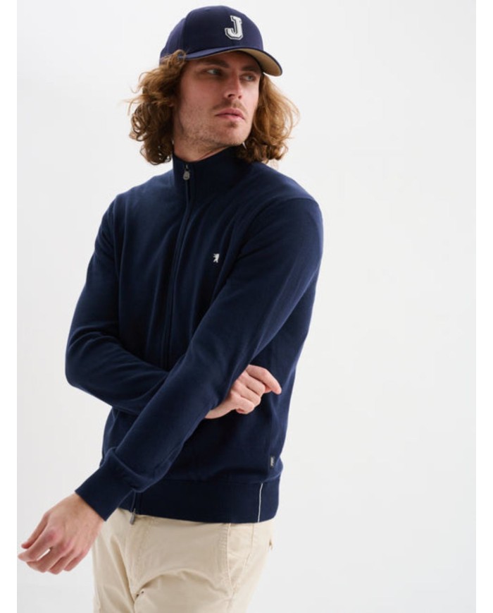 JAGGY CARDIGAN FULL ZIP A MANICHE LUNGHE