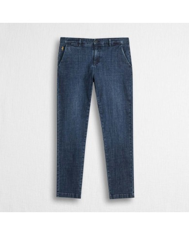 MCS PANTALONE CHINO IN DENIM LEGGERO
