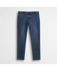 MCS PANTALONE CHINO IN DENIM LEGGERO