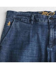 MCS PANTALONE CHINO IN DENIM LEGGERO