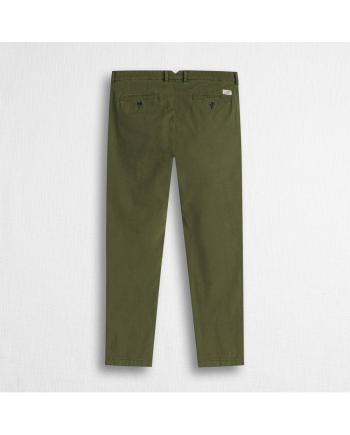 MCS PANTALONE CHINO IN POPELINE STRETCH