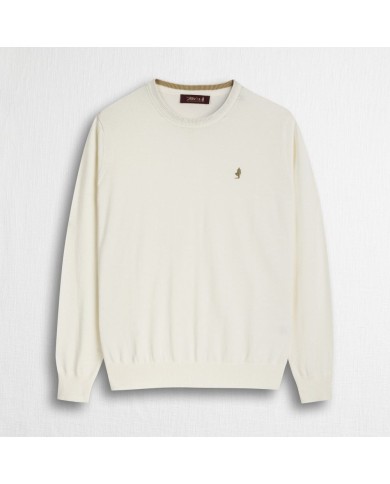 MCS MAGLIA IN COTONE GIROCOLLO