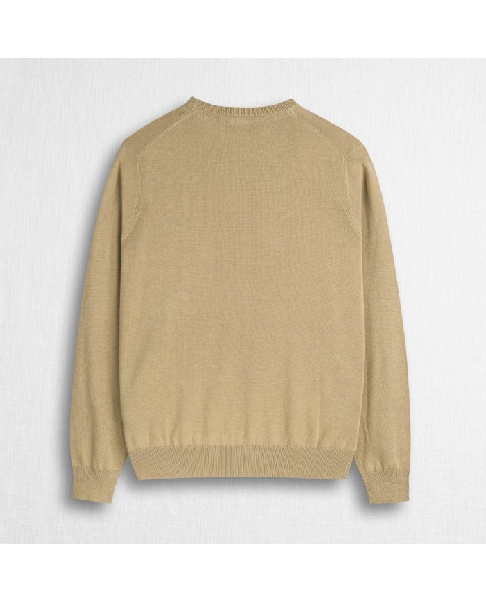 MCS MAGLIA IN COTONE GIROCOLLO