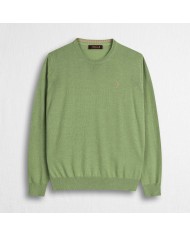 MCS MAGLIA IN COTONE GIROCOLLO