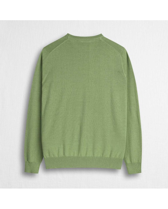 MCS MAGLIA IN COTONE GIROCOLLO