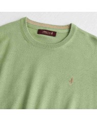 MCS MAGLIA IN COTONE GIROCOLLO