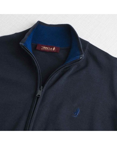 MCS MAGLIA IN COTONE FULL ZIP