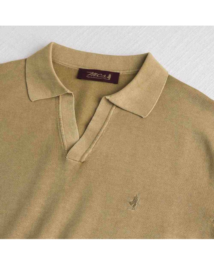 MCS POLO IN COTONE ACID WASH