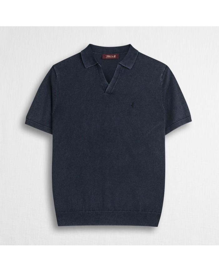 MCS POLO IN COTONE ACID WASH