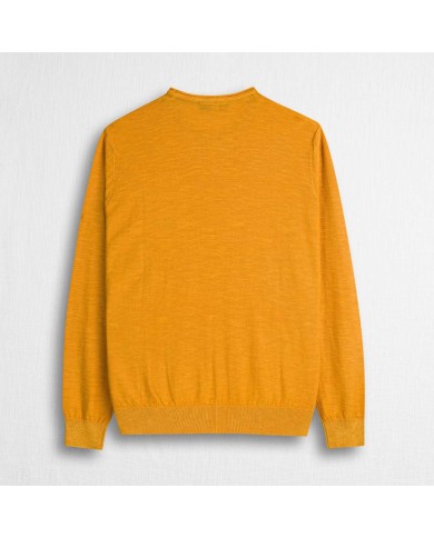 MCS MAGLIA IN COTONE SLUB ACID WASH