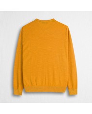 MCS MAGLIA IN COTONE SLUB ACID WASH