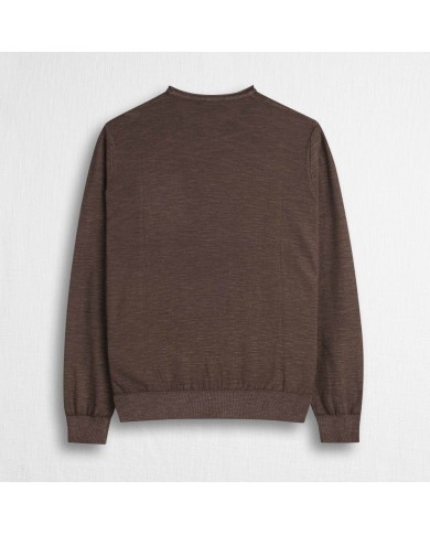 MCS MAGLIA IN COTONE SLUB ACID WASH