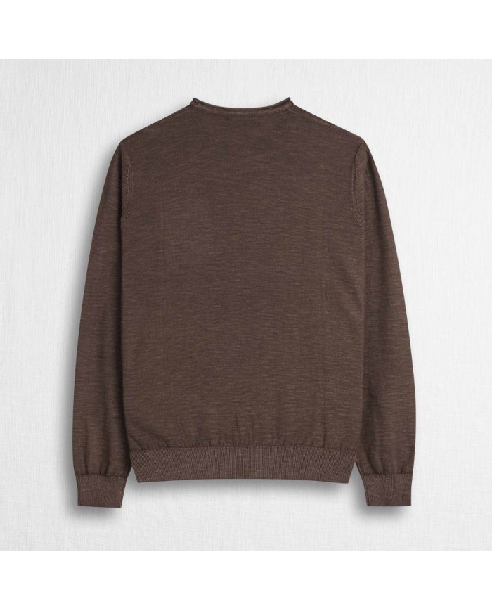 MCS MAGLIA IN COTONE SLUB ACID WASH