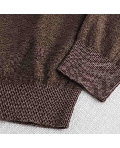 MCS MAGLIA IN COTONE SLUB ACID WASH