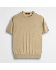 MCS MAGLIA IN COTONE A MANICHE CORTE