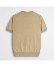 MCS MAGLIA IN COTONE A MANICHE CORTE