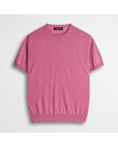 MCS MAGLIA IN COTONE A MANICHE CORTE