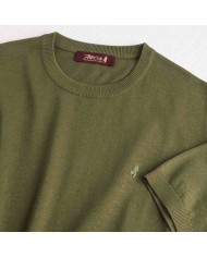 MCS MAGLIA IN COTONE A MANICHE CORTE