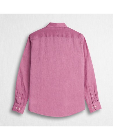 MCS CAMICIA DI LINO A MANICHE LUNGHE
