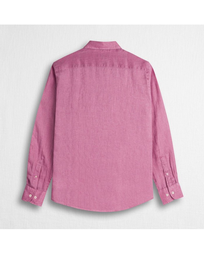 MCS CAMICIA DI LINO A MANICHE LUNGHE