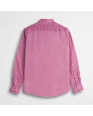 MCS CAMICIA DI LINO A MANICHE LUNGHE