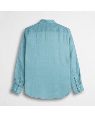 MCS CAMICIA DI LINO A MANICHE LUNGHE