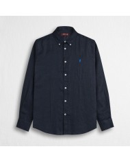 MCS CAMICIA DI LINO A MANICHE LUNGHE