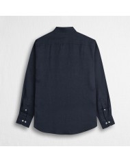 MCS CAMICIA DI LINO A MANICHE LUNGHE