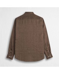 MCS CAMICIA DI LINO A MANICHE LUNGHE