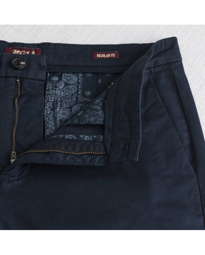 MCS PANTALONCINI CHINO IN GABARDINA STRETCH