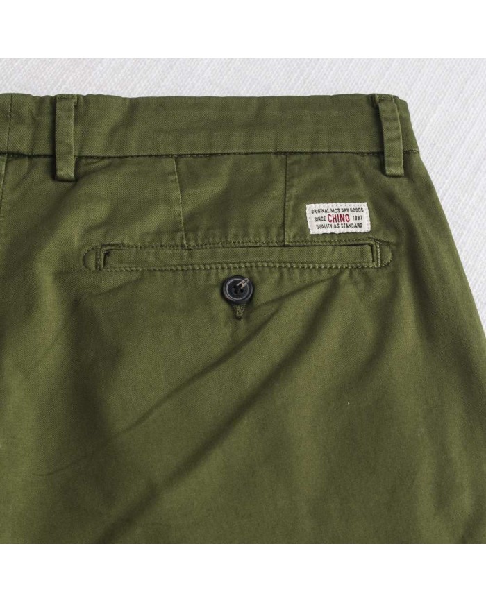 MCS PANTALONCINI CHINO IN GABARDINA STRETCH
