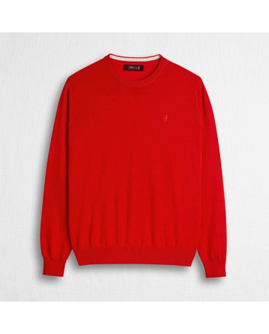 MCS MAGLIA IN COTONE GIROCOLLO