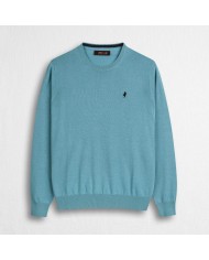 MCS MAGLIA IN COTONE GIROCOLLO