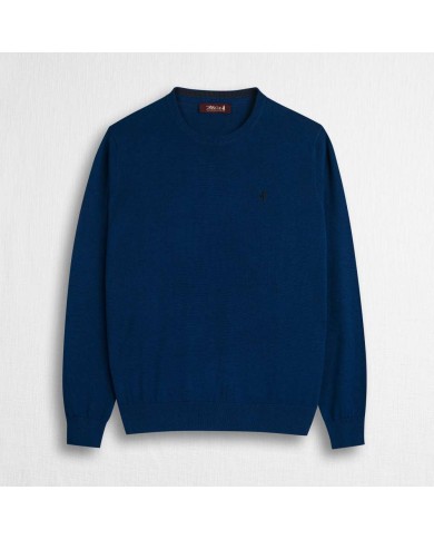 MCS MAGLIA IN COTONE GIROCOLLO