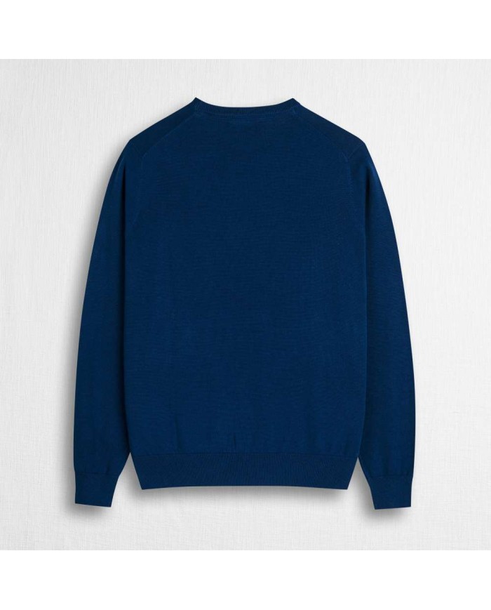 MCS MAGLIA IN COTONE GIROCOLLO