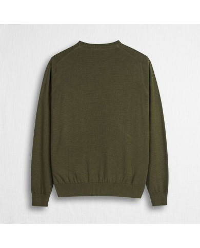 MCS MAGLIA IN COTONE GIROCOLLO