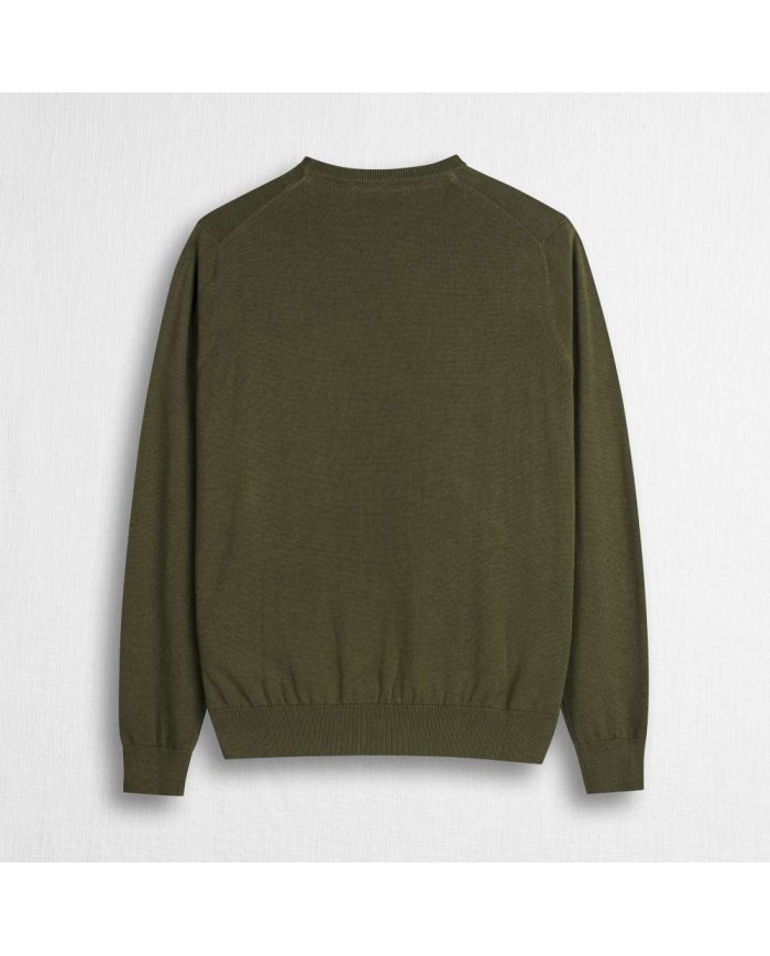 MCS MAGLIA IN COTONE GIROCOLLO