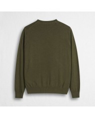 MCS MAGLIA IN COTONE GIROCOLLO