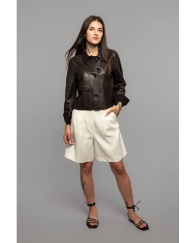 AUTHORITY GIACCA IN PELLE GAIA