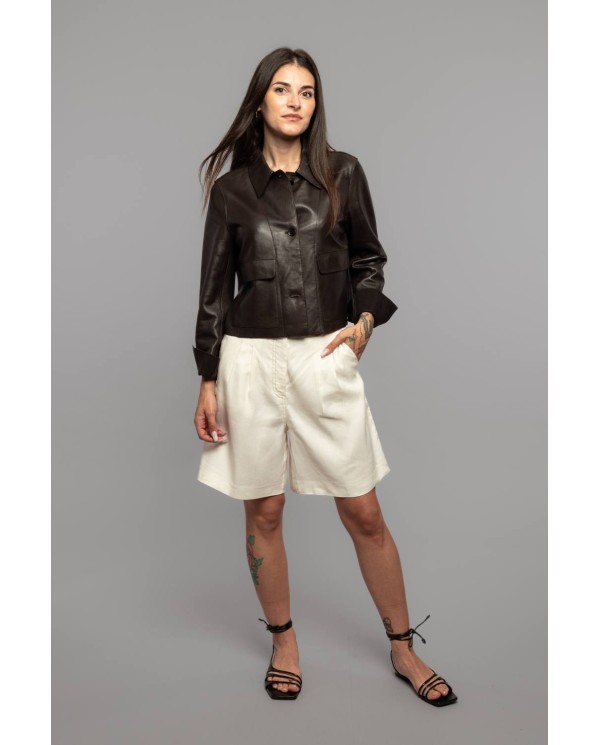 AUTHORITY GIACCA IN PELLE GAIA