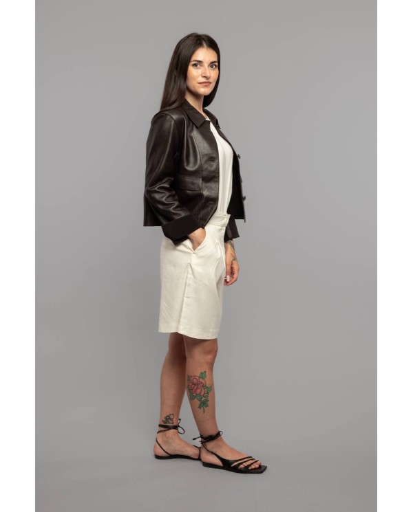 AUTHORITY GIACCA IN PELLE GAIA