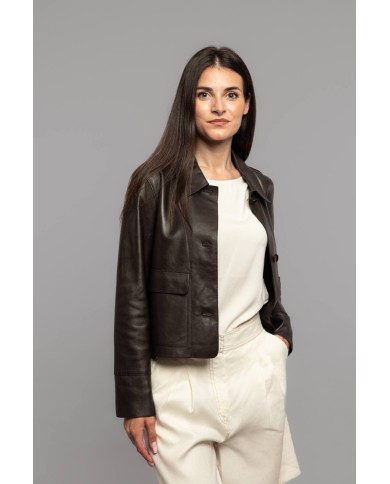 AUTHORITY GIACCA IN PELLE GAIA