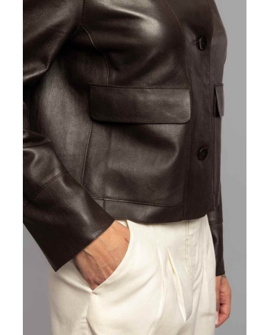 AUTHORITY GIACCA IN PELLE GAIA