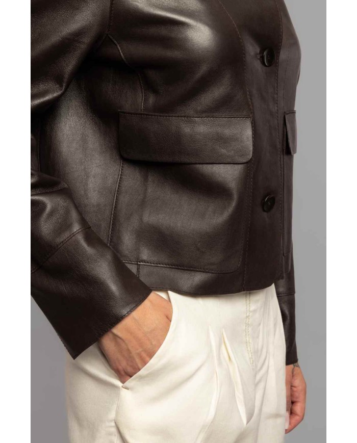 AUTHORITY GIACCA IN PELLE GAIA