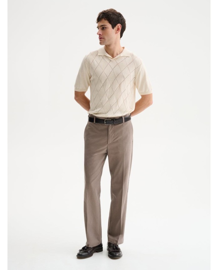 QB24 PANTALONI LOOSE FIT DA COMPLETO IN TESSUTO MANOPESCA