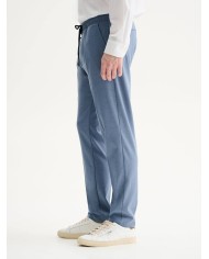 QB24 PANTALONI JOGGER REGULAR FIT CON COULISSE IN POLIVISCOSA