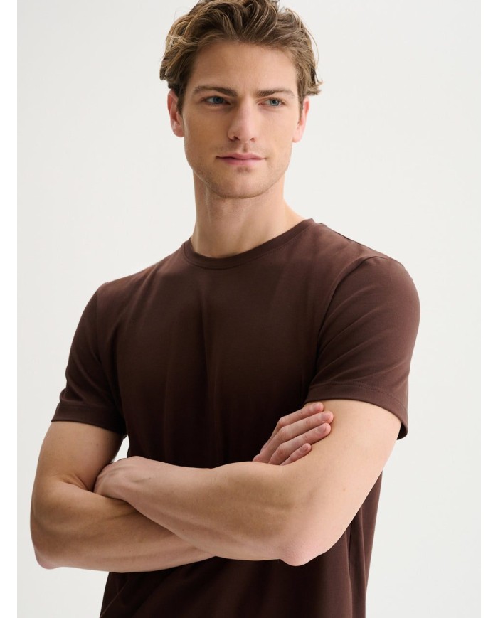 QB24 MAGLIATTA GIROCOLLO IN JERSEY BIELASTICO